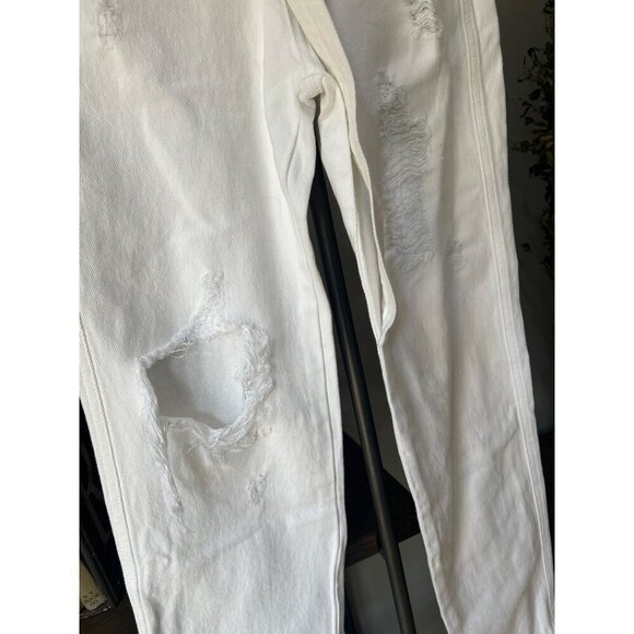 Marissa Webb Travis Denim Pant Off White Stone Wash Womens Size 24 - Picture 8 of 11